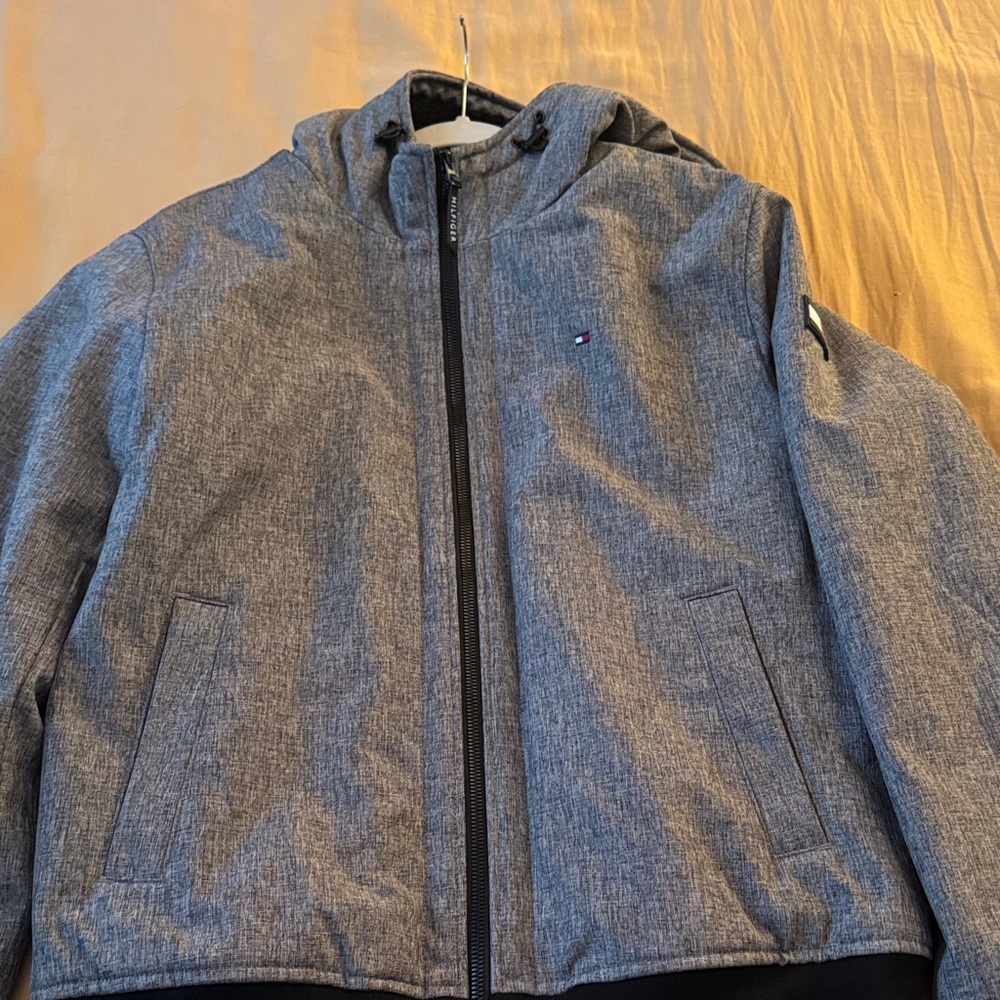 Tommy Hilfiger Men's Gray Raincoat